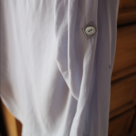 Plunge V neck long sleeve top - Picture 5 of 8